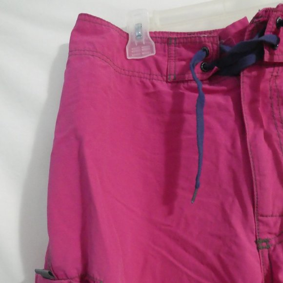 AMERICAN EAGLE | size 33 | Men's Board Shorts | Swim Trunks | Pink - Picture 3 of 16
